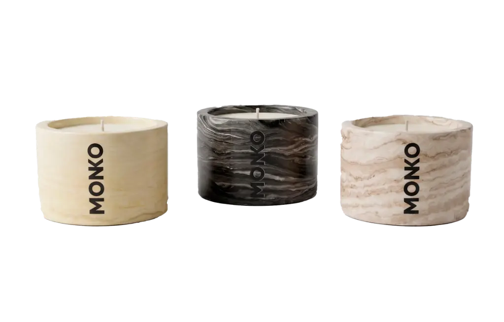 Pack de 3 petites bougies "coffret Automne"